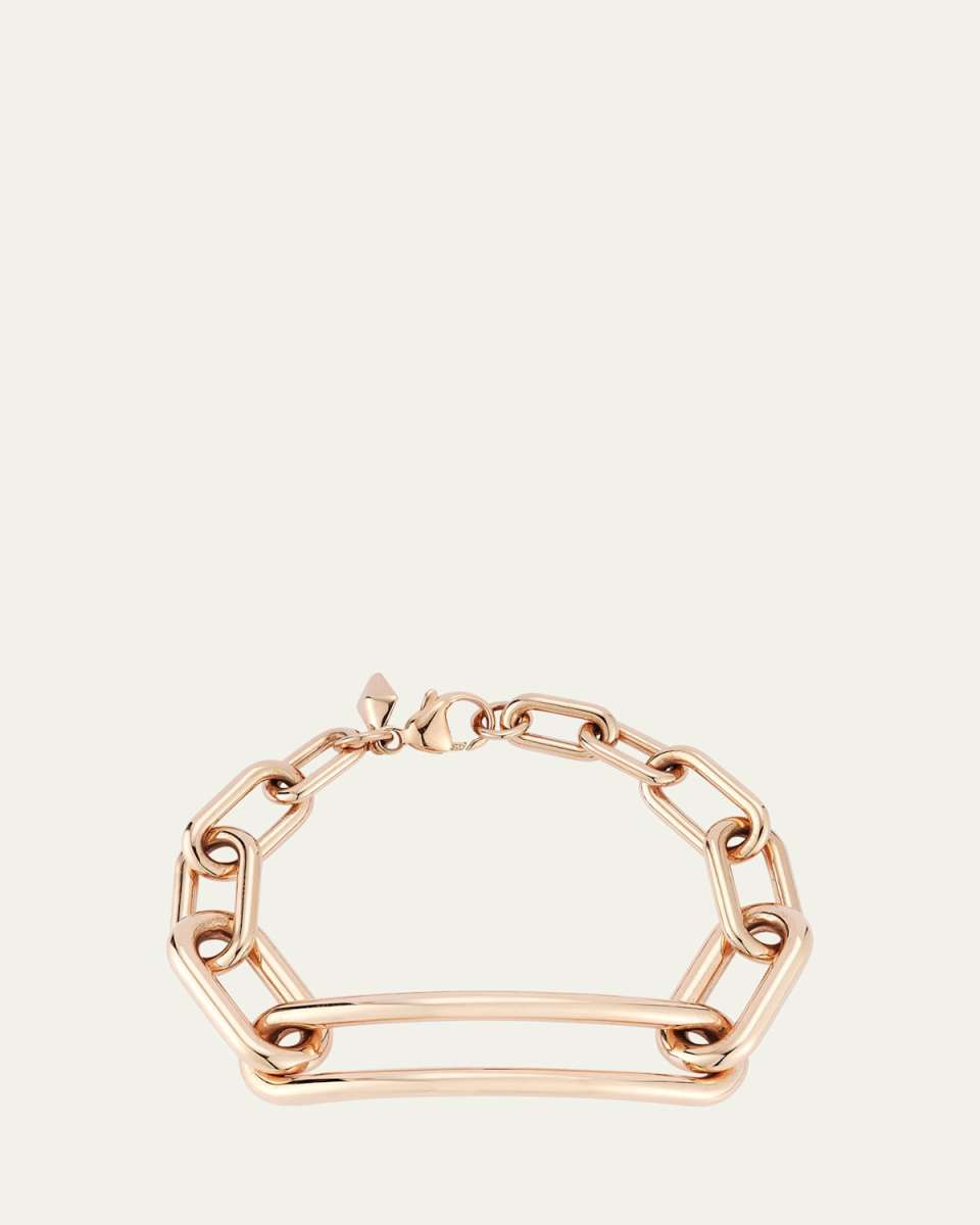 Morell 18K Rose Gold Graduating Oval Link Bracelet, Size 6